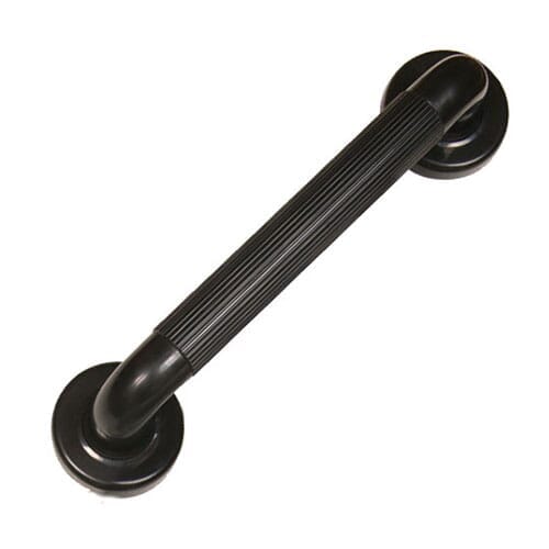 Close-up of the textured or fluted grip section on Plastic Fluted Grab Rail grab rail, highlighting the anti-slip surface.