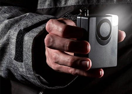 Image of Police Preferred Personal Alarm with Strobe on a plain background.