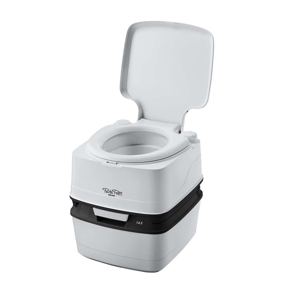 Alternative view of Porta Potti 165 Portable Flushing Toilet, showing different angle or usage.