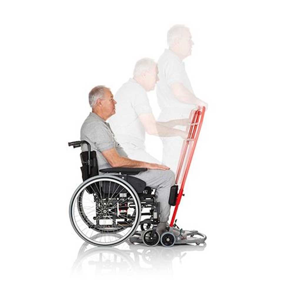 Close-up of a feature of ReTurn 7500i Patient Turner.