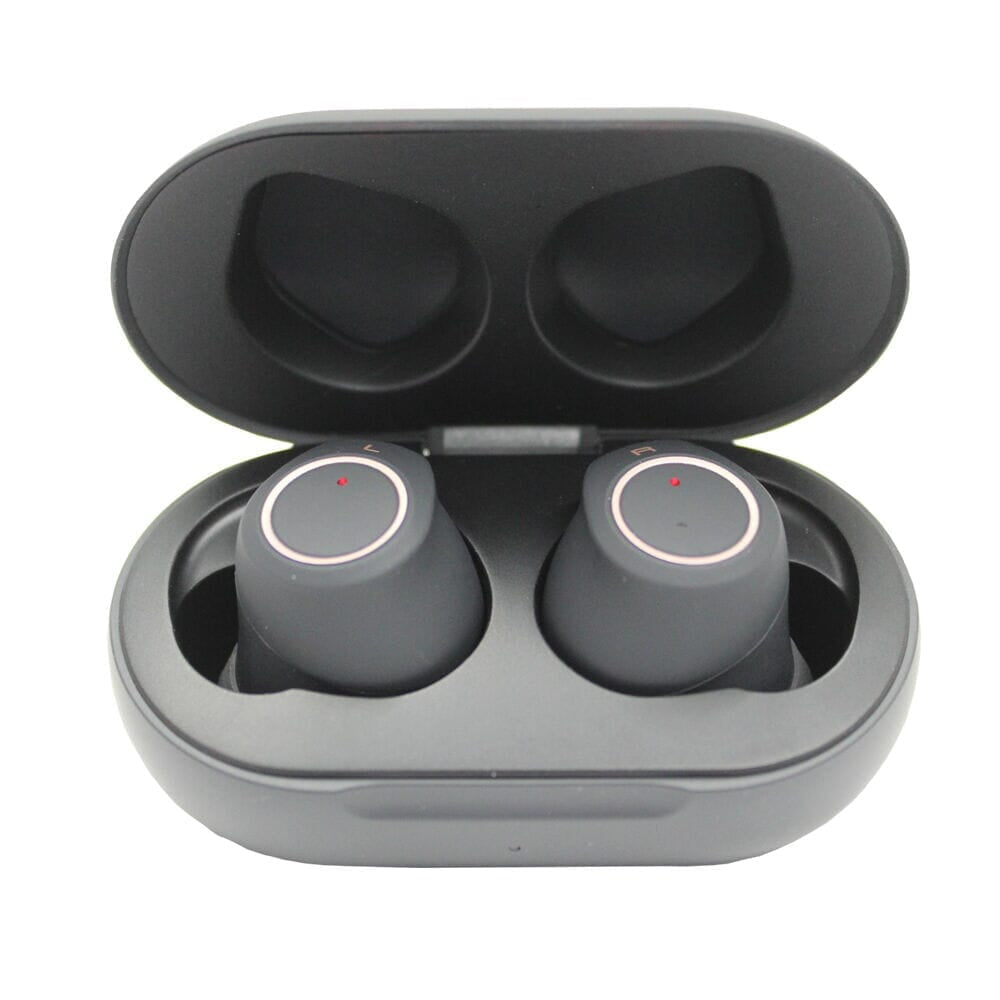 Image of Rechargeable Hearing Amplification System on a plain background.