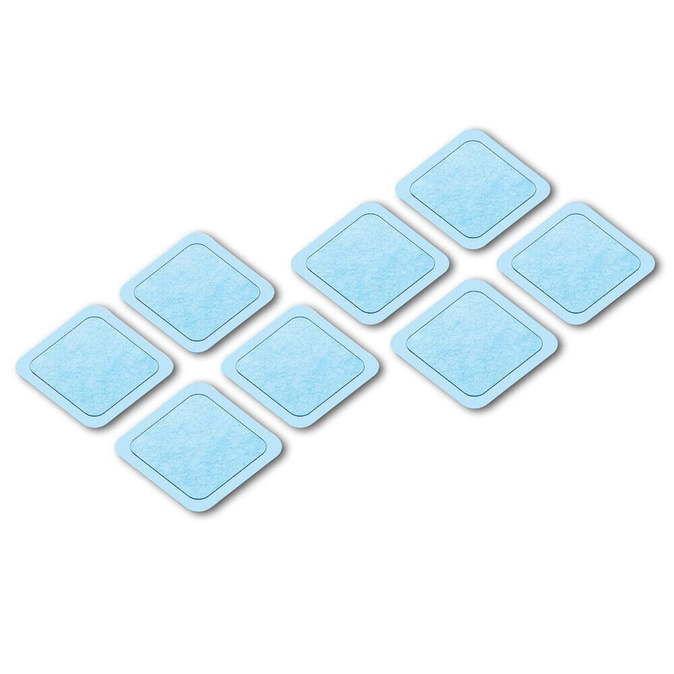 Image of Replacement Gel Pads for Beurer EM59 Digital TENS EMS Device on a plain background.