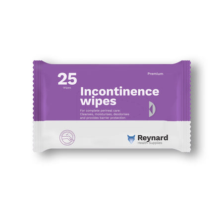 Alternative view of Reynard Incontinence Wipes, showing different angle or usage.