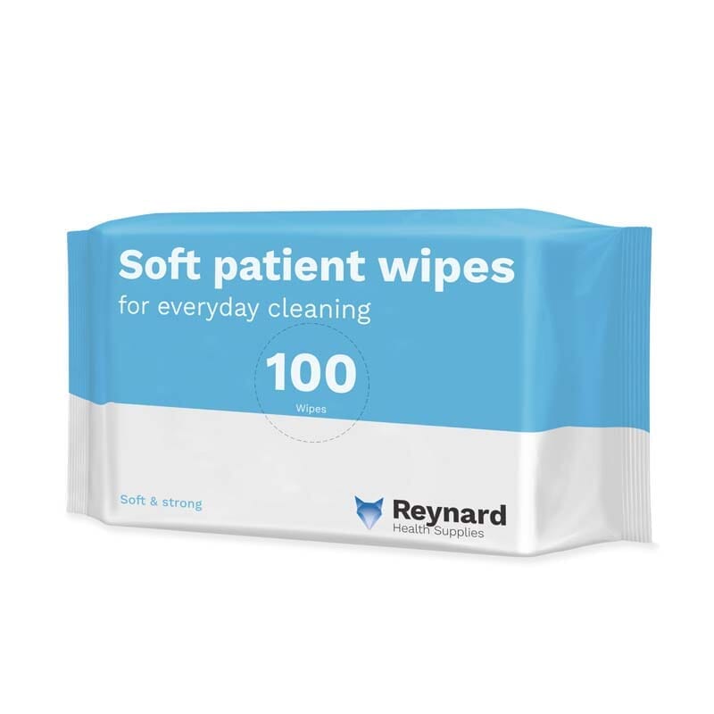 Image of Reynard Soft Patient Wipes on a plain background.