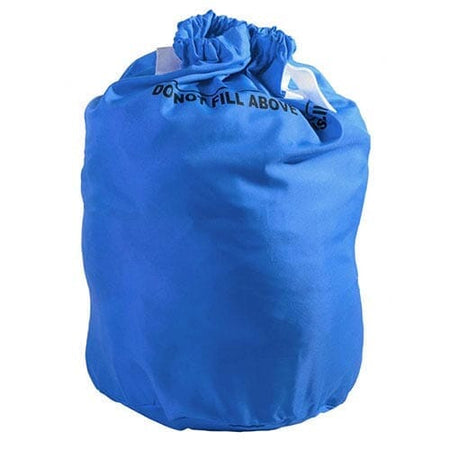 Full view of Safeknot Laundry Bag bag on a plain background, showing its shape and carrying handles.