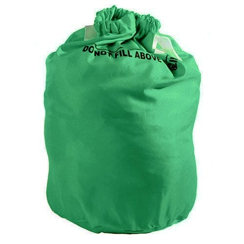 Full view of Safeknot Laundry Bag bag on a plain background, showing its shape and carrying handles.