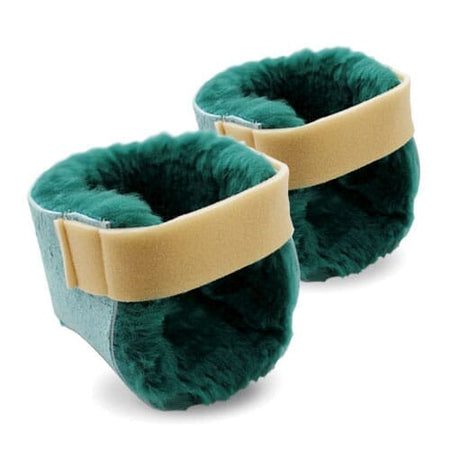 Image of Sheep Skin Heel Protectors-Pair on a plain background.