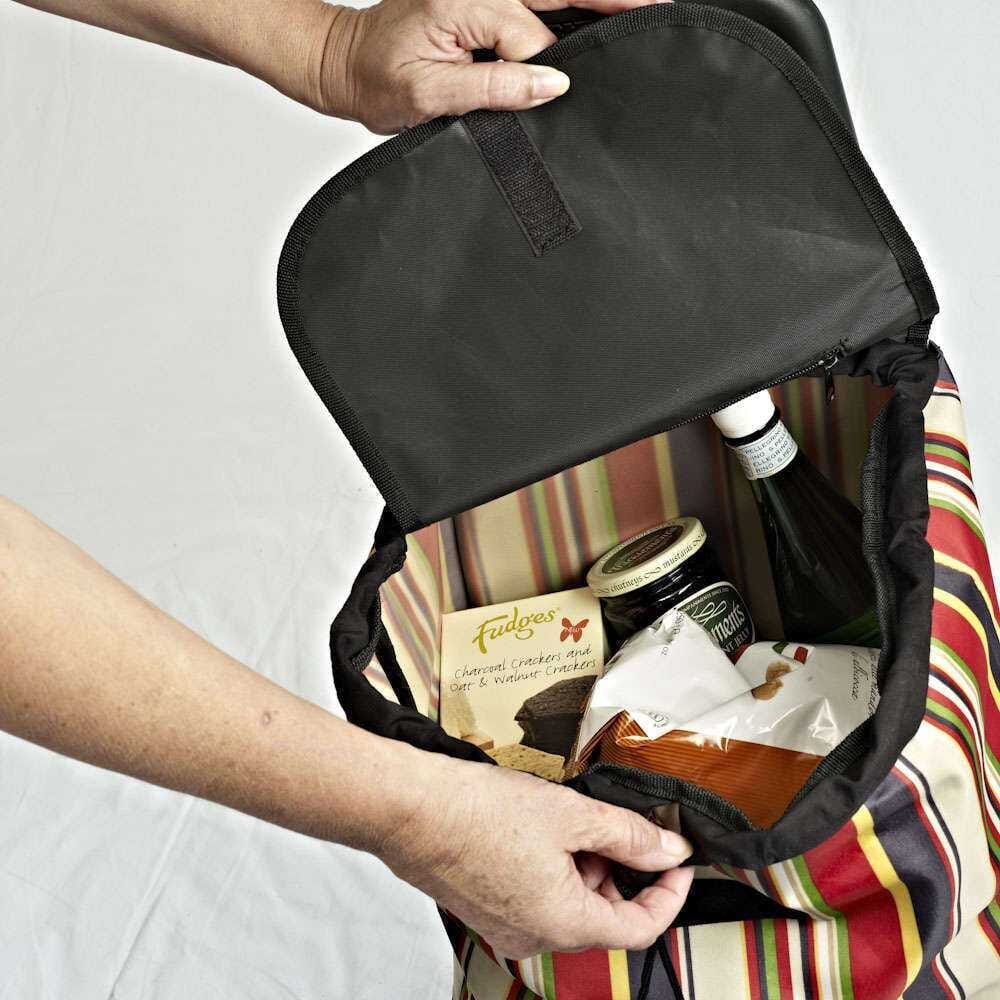 Alternative view of Shopping Trolley with Seat, showing different angle or usage.