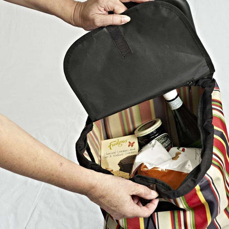 Alternative view of Shopping Trolley with Seat, showing different angle or usage.