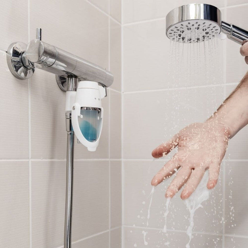 Image of ShowerSpaah Bubble Showerhead Set on a plain background.