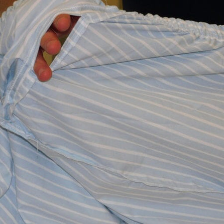 Close-up of a feature of Siba Satin 2 Way Fitted Base Sheet.