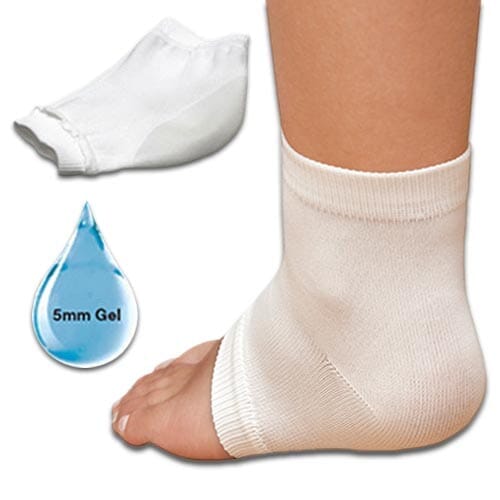 Image of Silipos Gel Heel and Elbow Sleeve on a plain background.