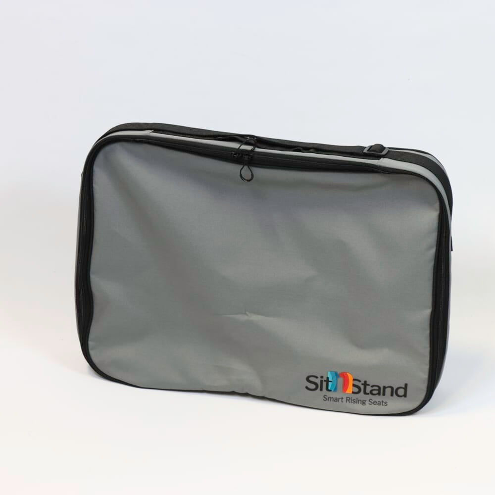 Full view of SitnStand Bag bag on a plain background, showing its shape and carrying handles.