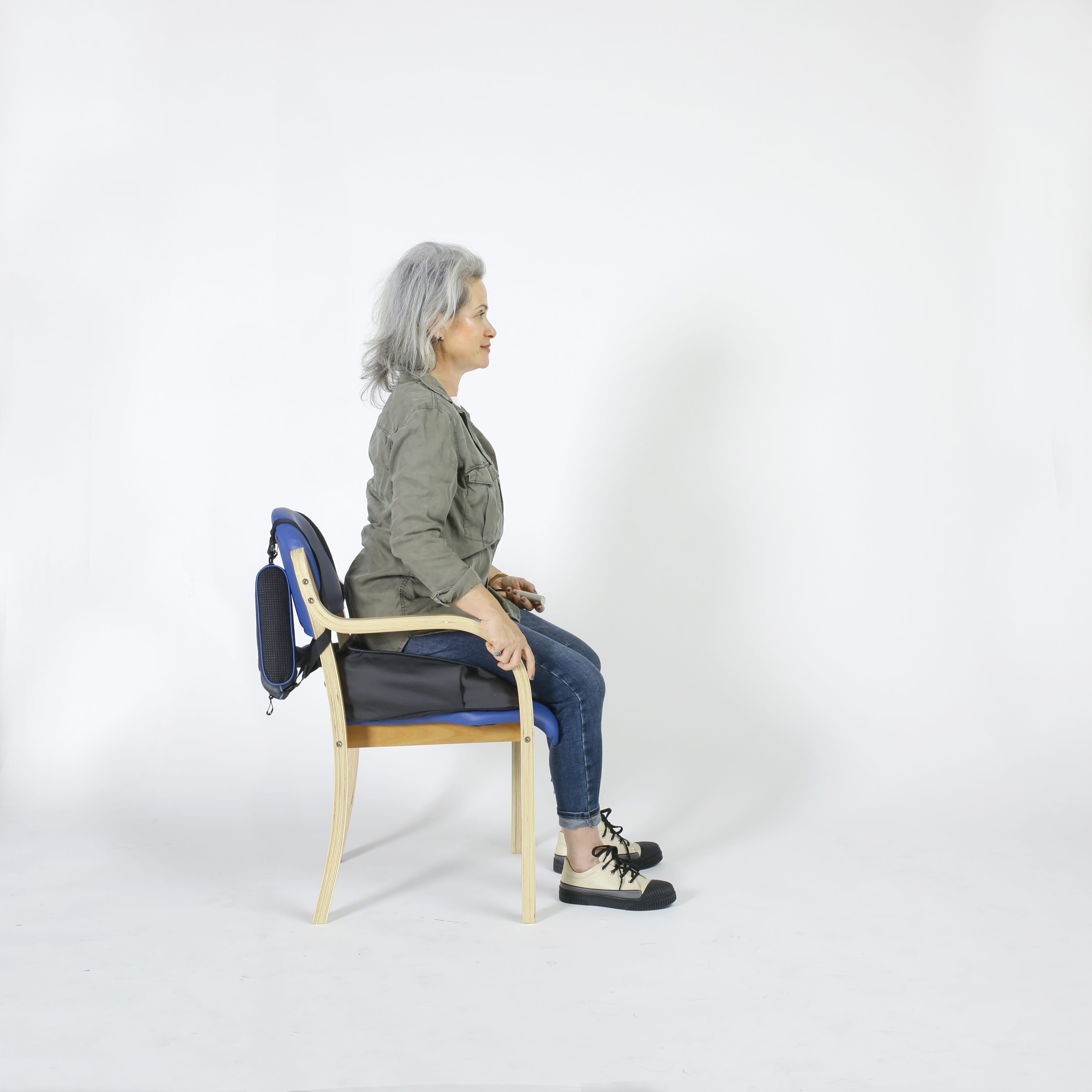 Image of SitnStand Compact Portable Rising Seat on a plain background.
