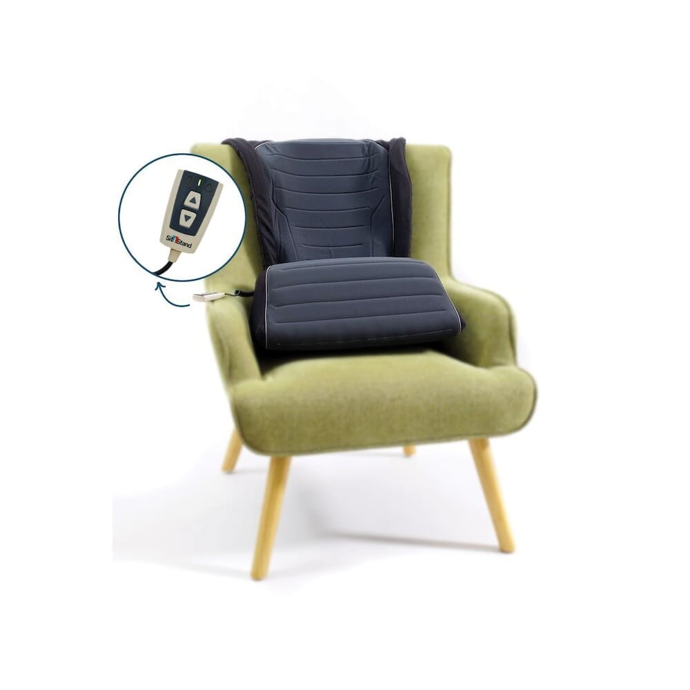 Lifestyle image of SitnStand Portable Rising Seat being used in a real-life setting.