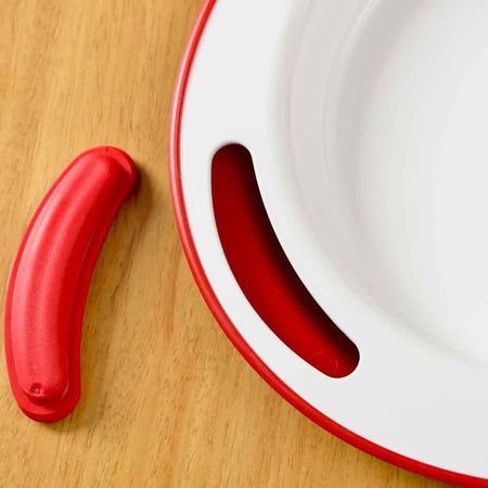 Alternative view of Soft Grip Keep Warm Thermo Plate, showing different angle or usage.