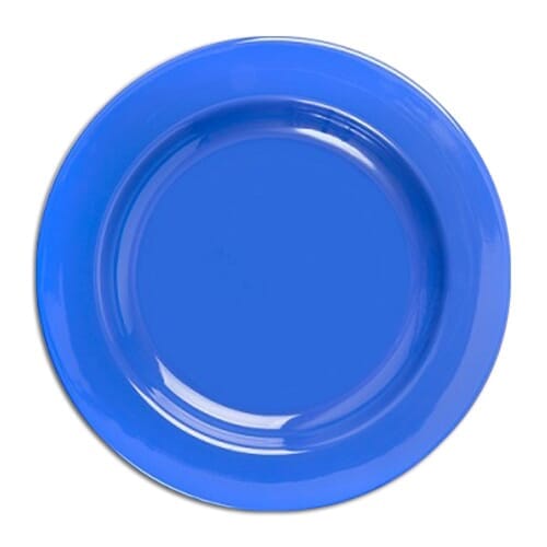 Image of Steep Sided Melamine Plate on a plain background.