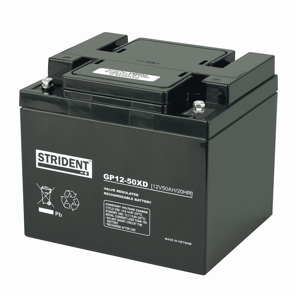 Strident AGM Battery 12V 50AH