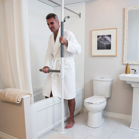 Diagram or packaging of SuperBar for SuperPole highlighting dimensions or features.