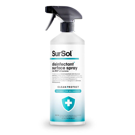 Image of SurSol Disinfectant Spray on a plain background.