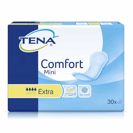 Image of TENA Comfort Mini Incontinence Pads on a plain background.