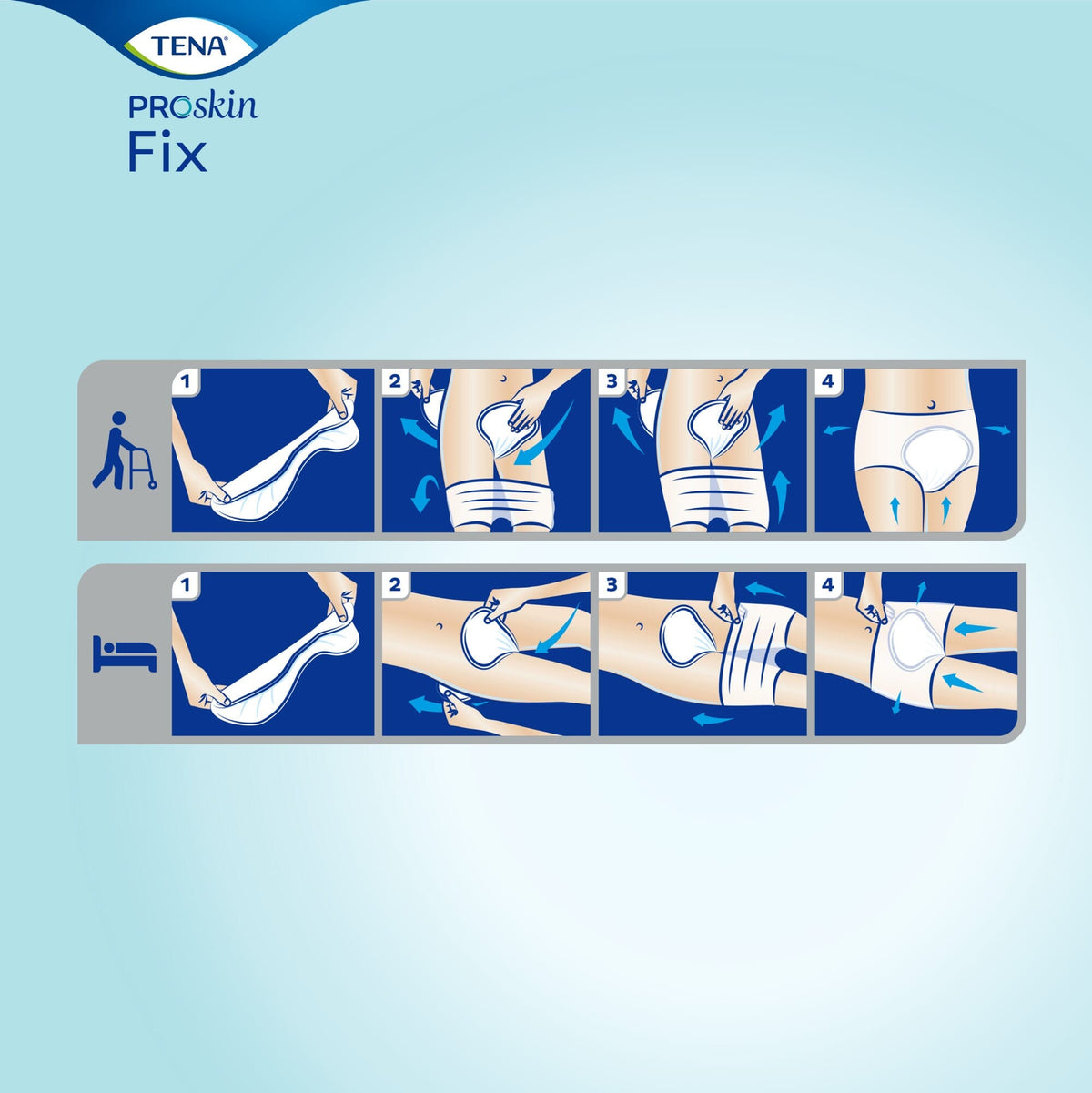 Close-up of a feature of TENA Fix Premium.
