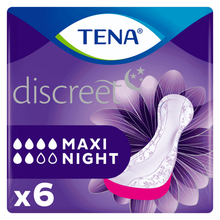 Image of TENA Lady Discreet Incontinence Pads on a plain background.