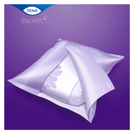 Close-up of a feature of TENA Lady Discreet Incontinence Pads.