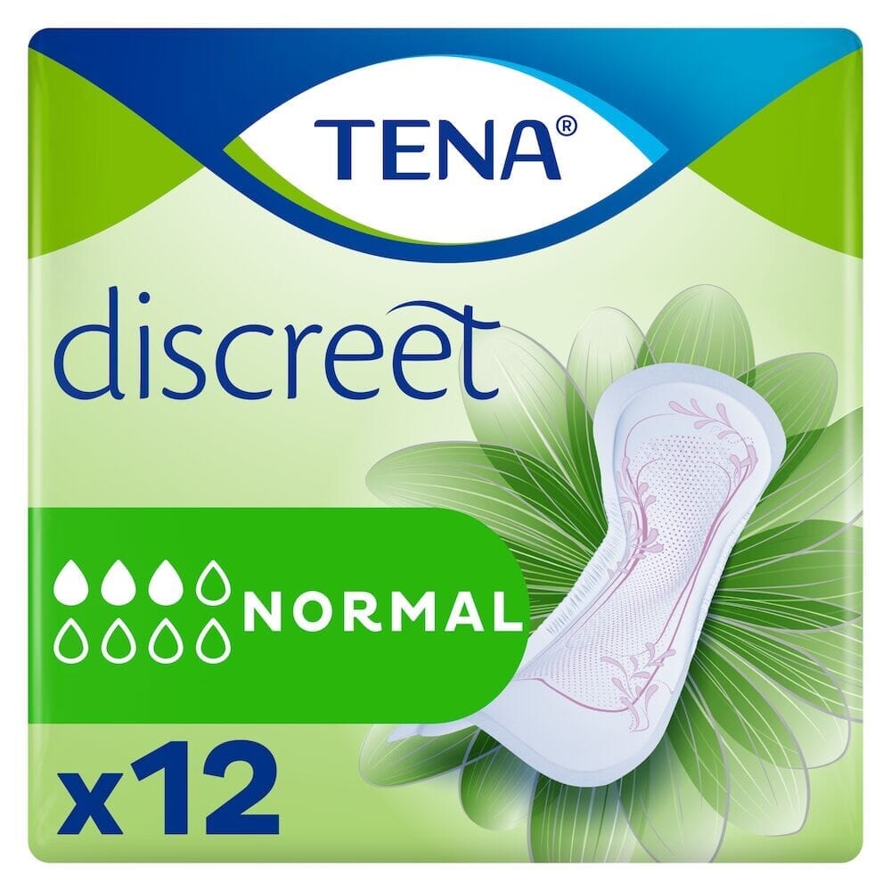 Image of TENA Lady Discreet Incontinence Pads on a plain background.