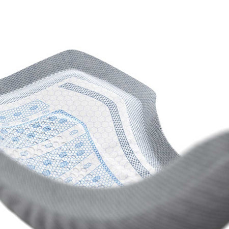 Close-up of a feature of TENA Men Discreet Incontinence Pads.