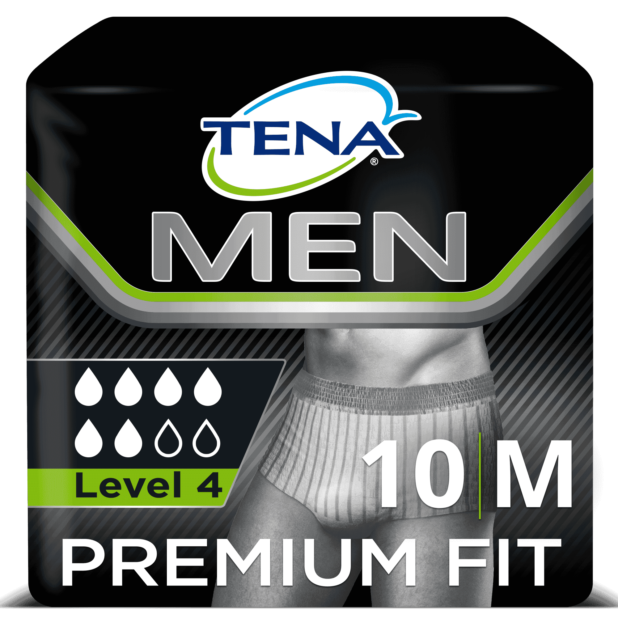 Image of TENA Men Level 4 Incontinence Pants on a plain background.
