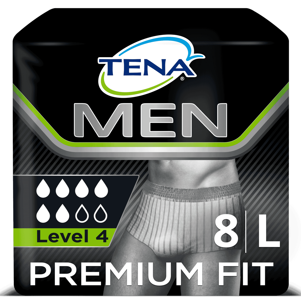 Image of TENA Men Level 4 Incontinence Pants on a plain background.