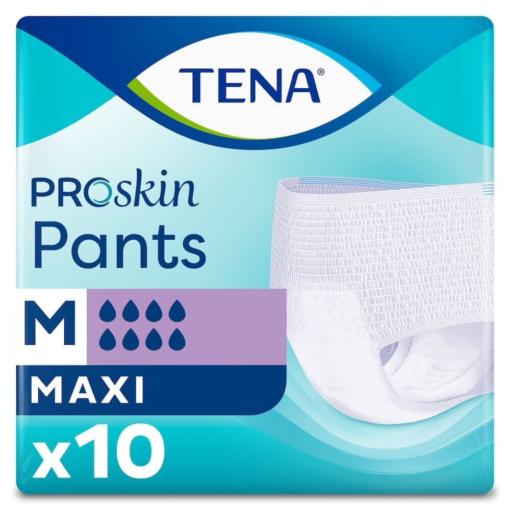 Image of TENA Pants Maxi Incontinence Pants on a plain background.