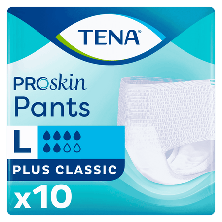 Image of TENA Pants Plus Incontinence Pants on a plain background.