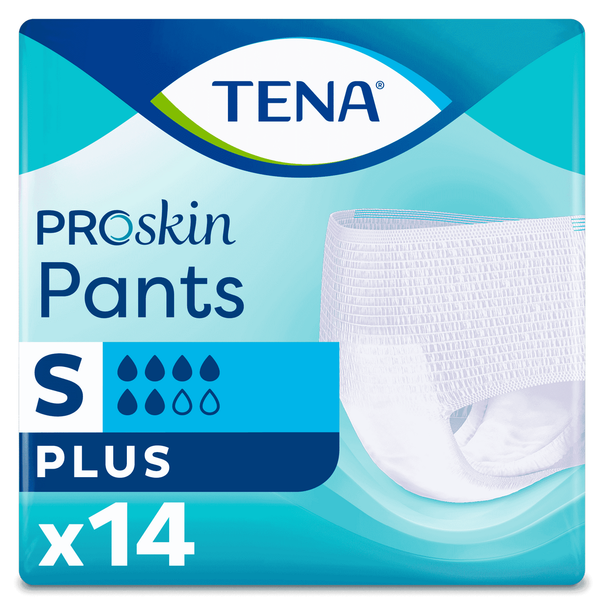 Image of TENA Pants Plus Incontinence Pants on a plain background.