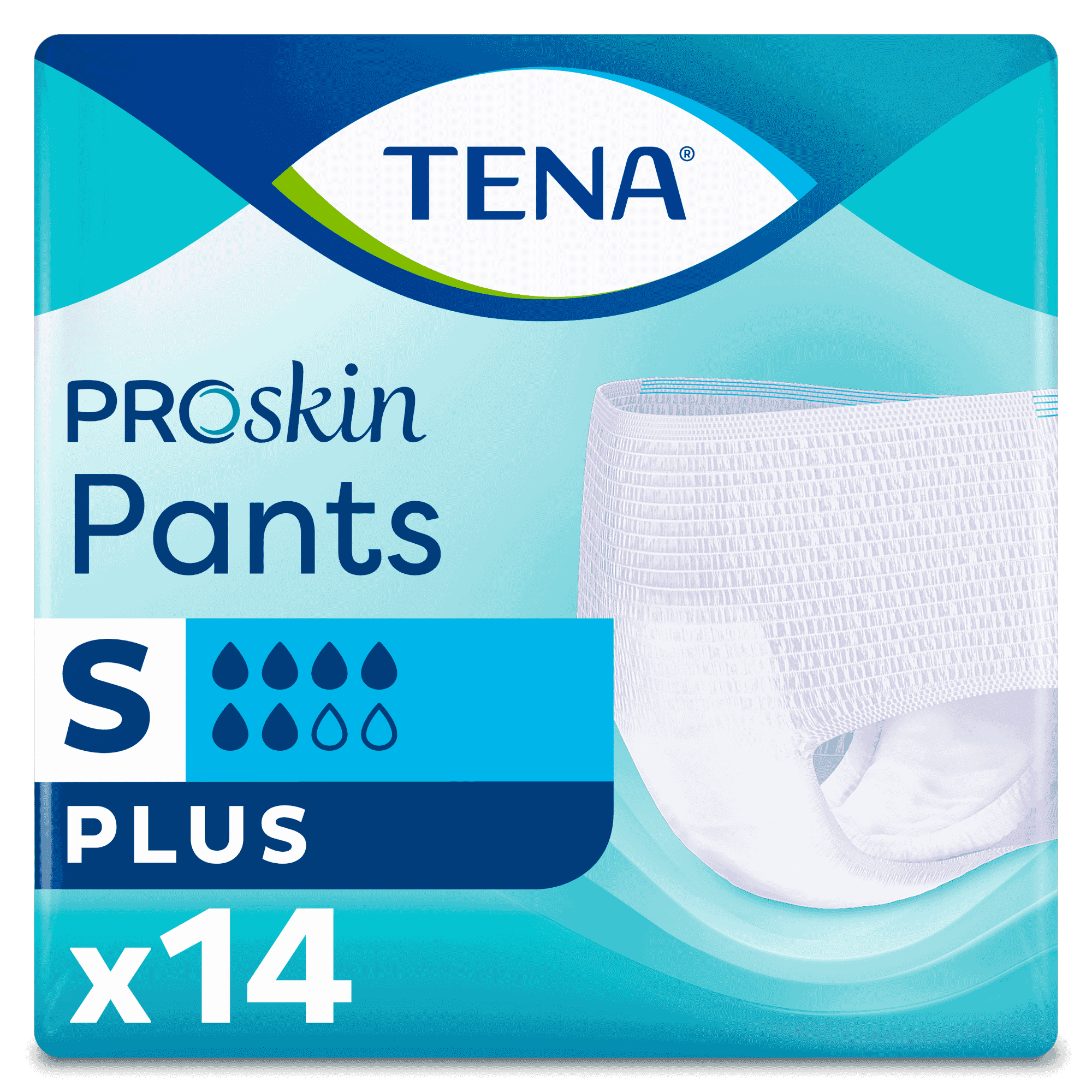 Image of TENA Pants Plus Incontinence Pants on a plain background.