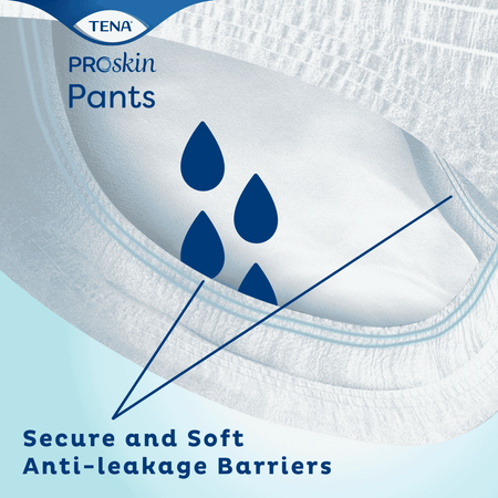 Close-up of a feature of TENA Pants Plus Incontinence Pants.