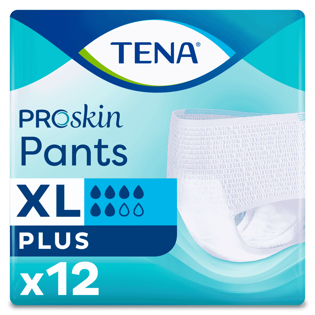 Image of TENA Pants Plus Incontinence Pants on a plain background.