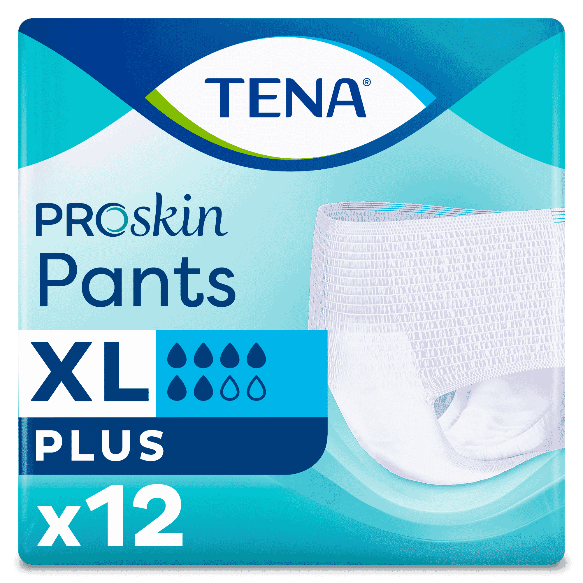 Image of TENA Pants Plus Incontinence Pants on a plain background.