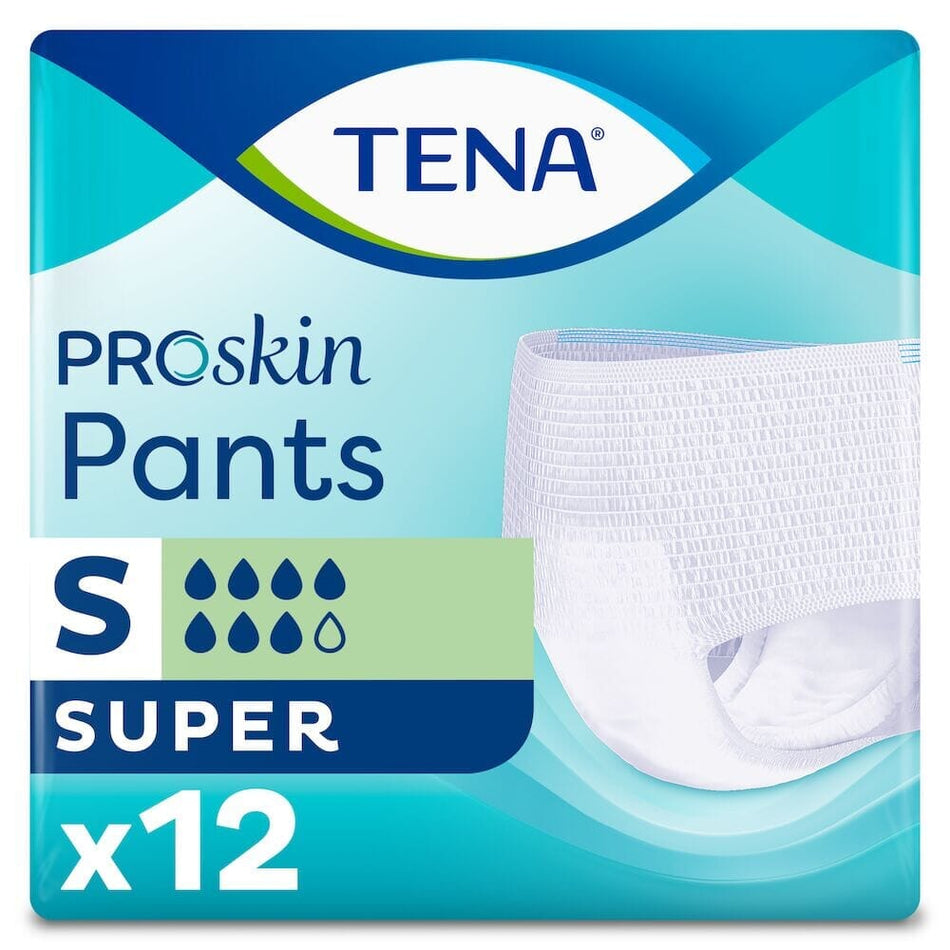 Image of TENA Pants Super Incontinence Pants on a plain background.