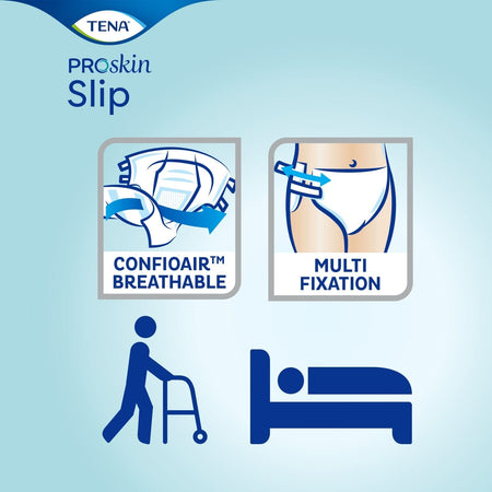 Alternative view of TENA Slip Plus Incontinence Pads, showing different angle or usage.