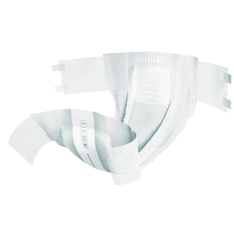 Alternative view of TENA Slip Super Incontinence Pads, showing different angle or usage.