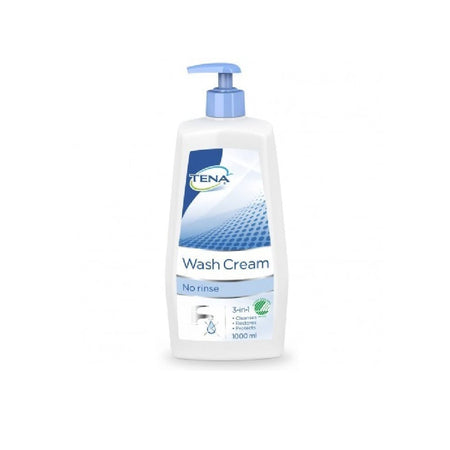 Image of TENA Wash Cream on a plain background.