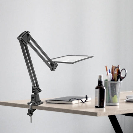 Close-up of a feature of Table Stand Magnifier.