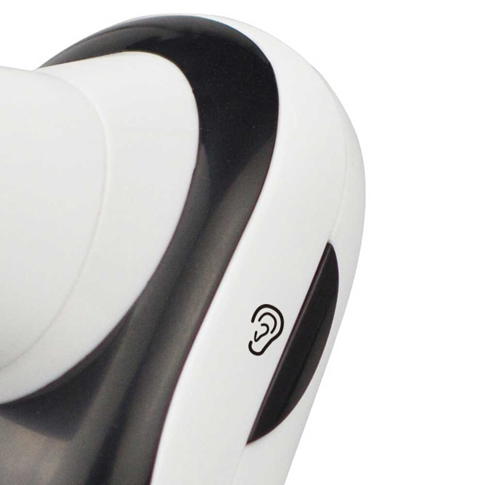 Lifestyle image of Talking Thermometer being used in a real-life setting.