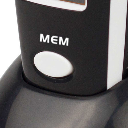 Diagram or packaging of Talking Thermometer highlighting dimensions or features.