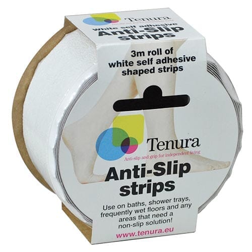 Close-up of a feature of Tenura Anti-Slip Strips.