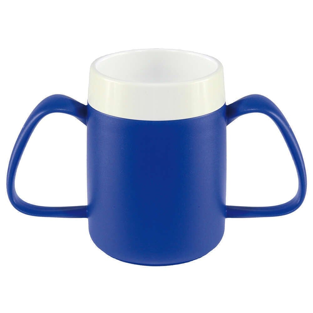 Image of Thermo Safe Two Handled Insulated Mug on a plain background.