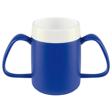 Image of Thermo Safe Two Handled Insulated Mug on a plain background.