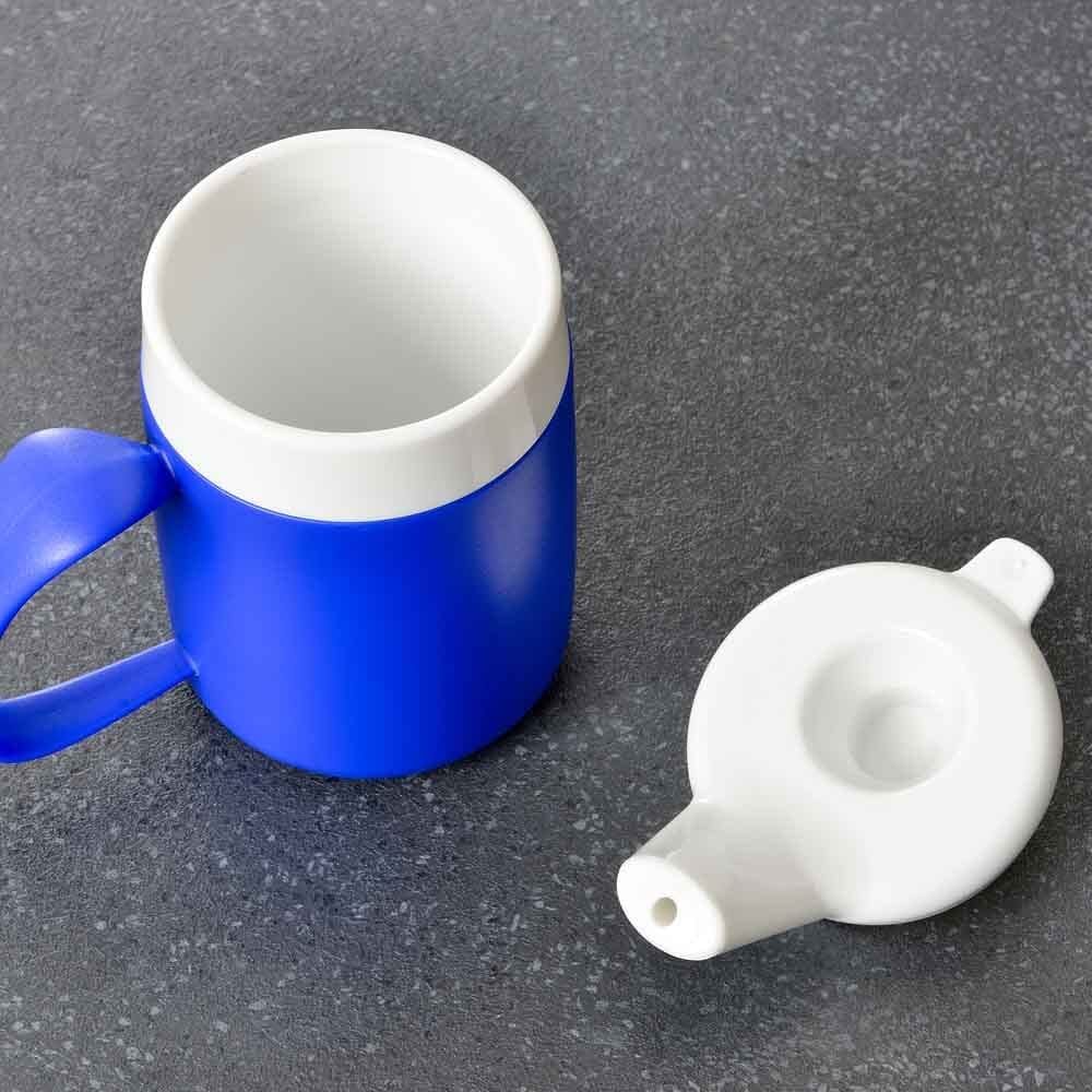 Alternative view of Thermoplus Insulated Mug, showing different angle or usage.